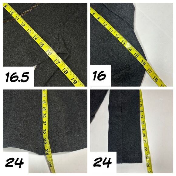 Betabrand SoHo Moto Biker Bomber Jacket Sz S Asymmetrical Full-Zip Blue lined - Picture 12 of 12